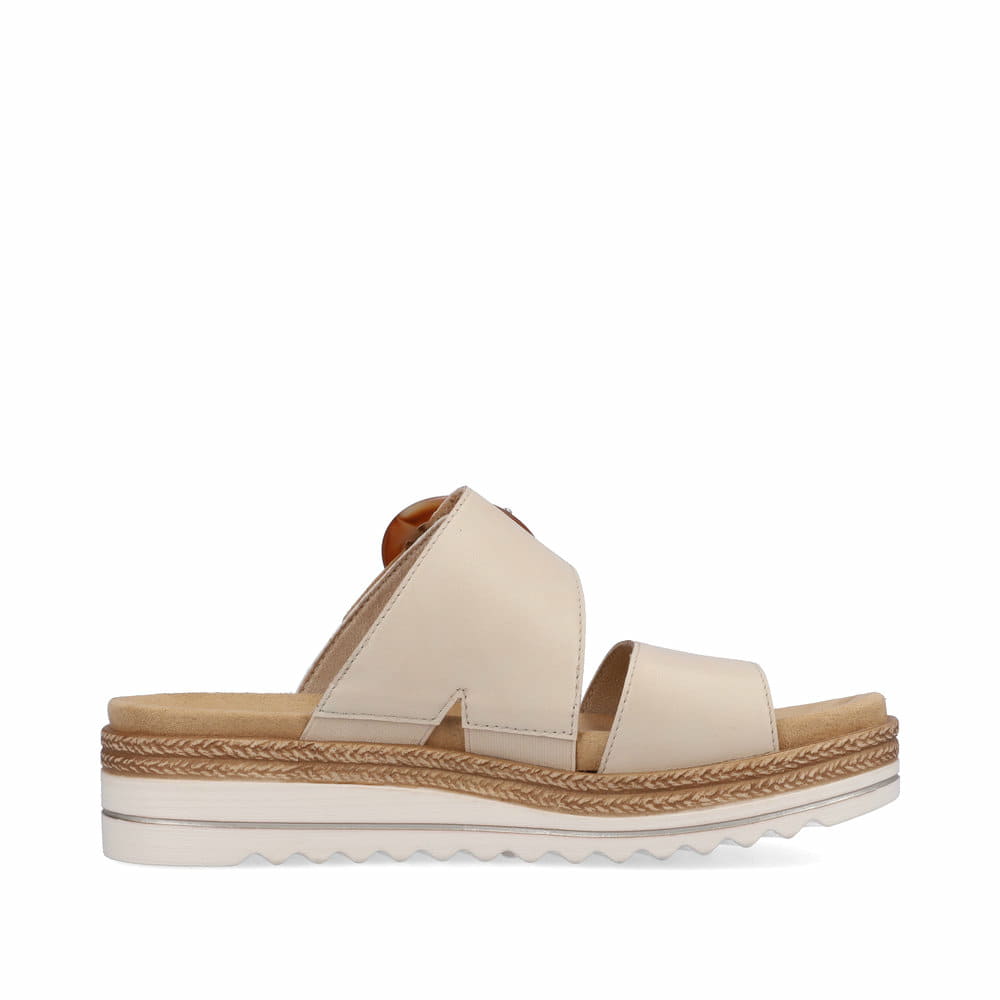 Remonte Damen Pantoletten - Beige