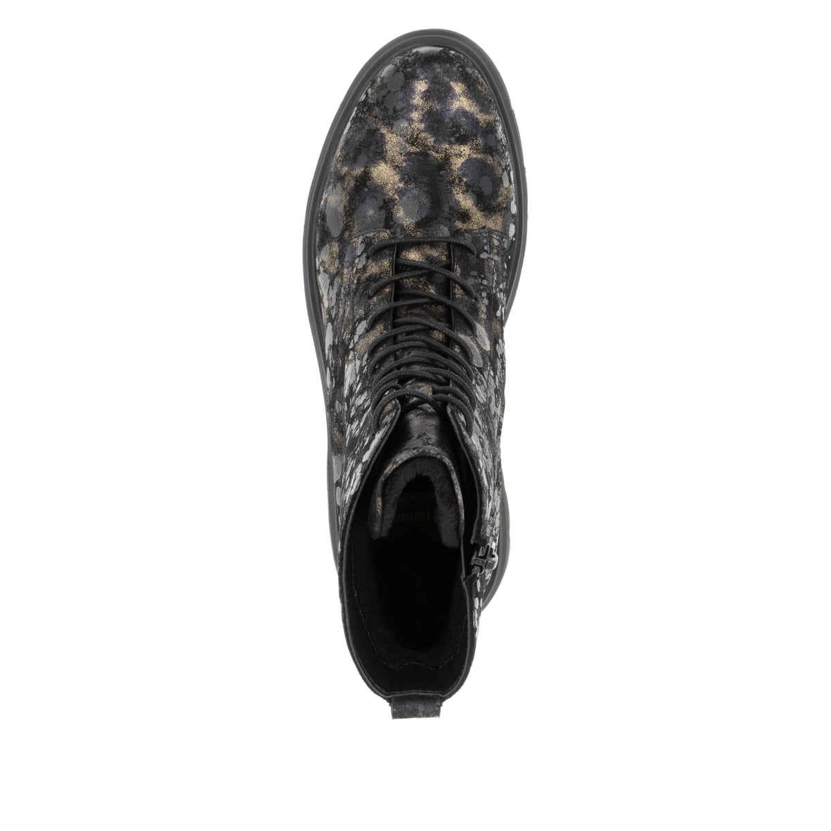 Remonte Damen Schnürstiefel - Animalprint