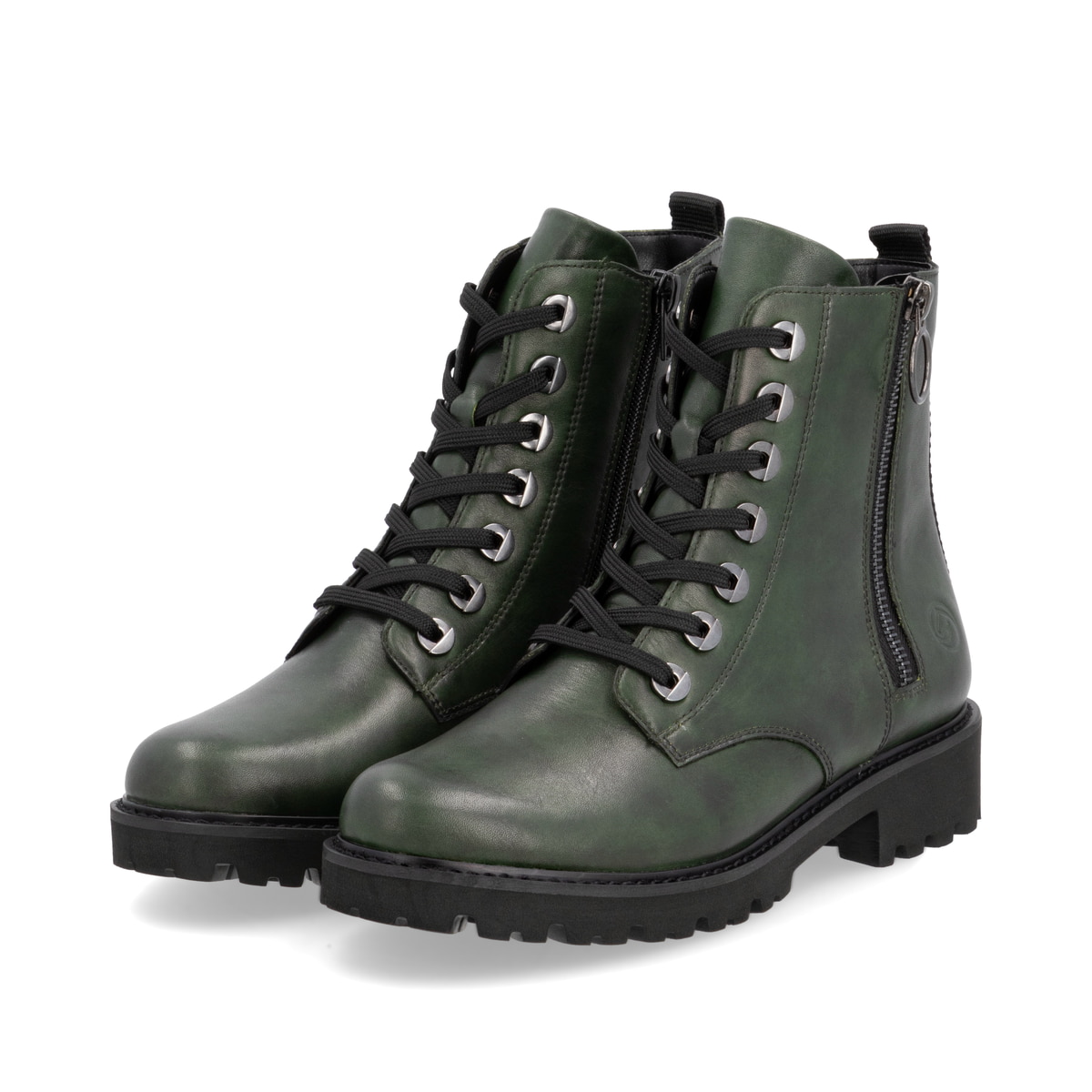 Remonte Damen Schnürstiefel - Grün