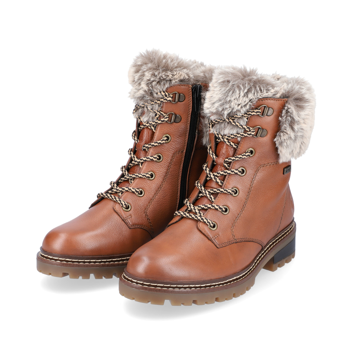 Remonte Damen Schnürstiefel - Braun