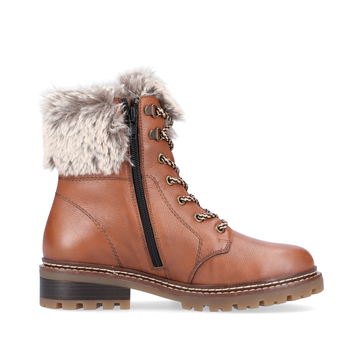 Remonte Damen Schnürstiefel - Braun