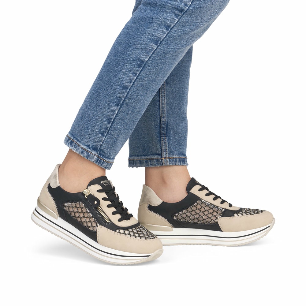 Remonte Damen Sneaker - Schwarz