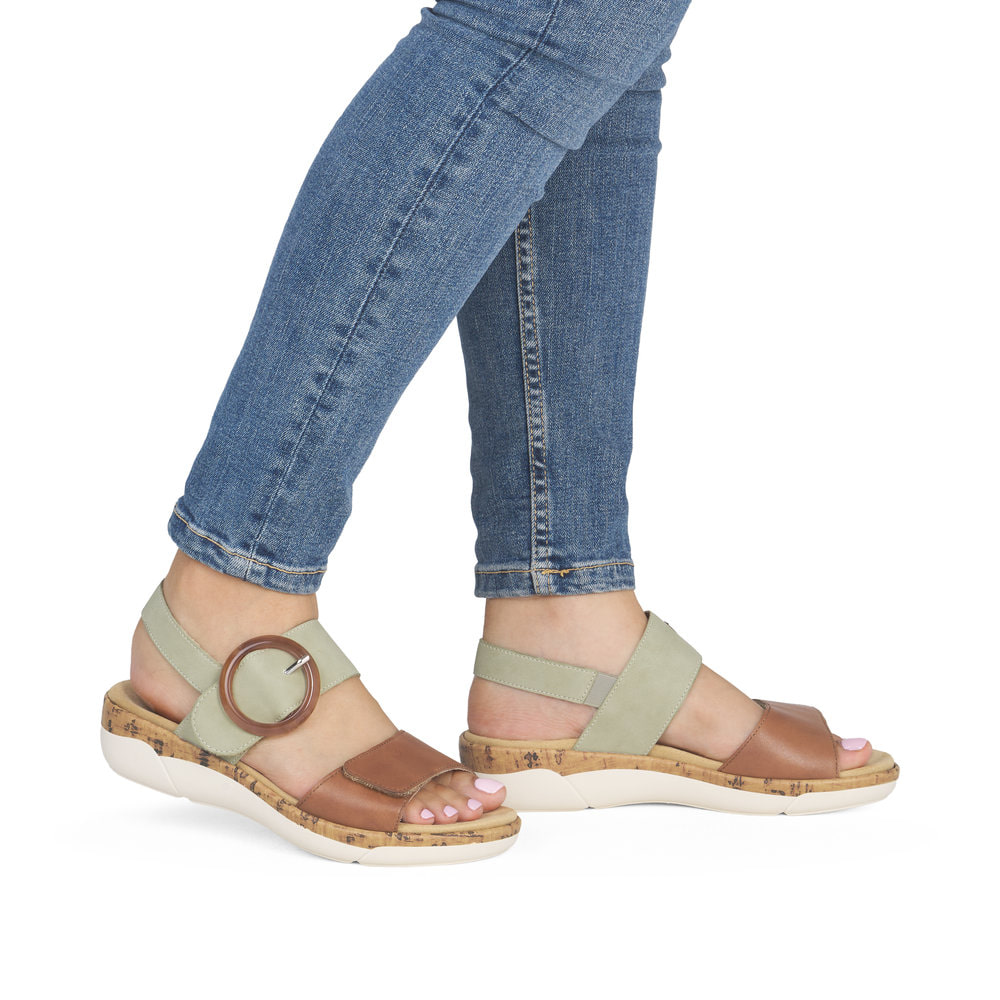 Remonte Damen Riemchensandalen - Braun