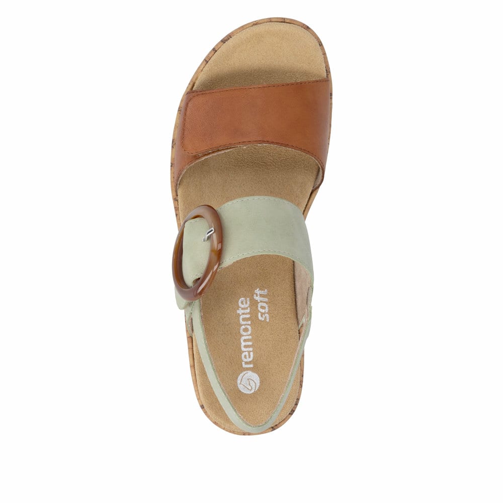 Remonte Damen Riemchensandalen - Braun