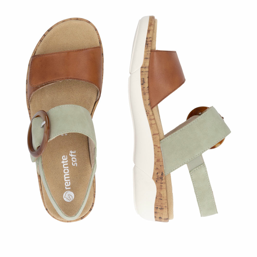 Remonte Damen Riemchensandalen - Braun