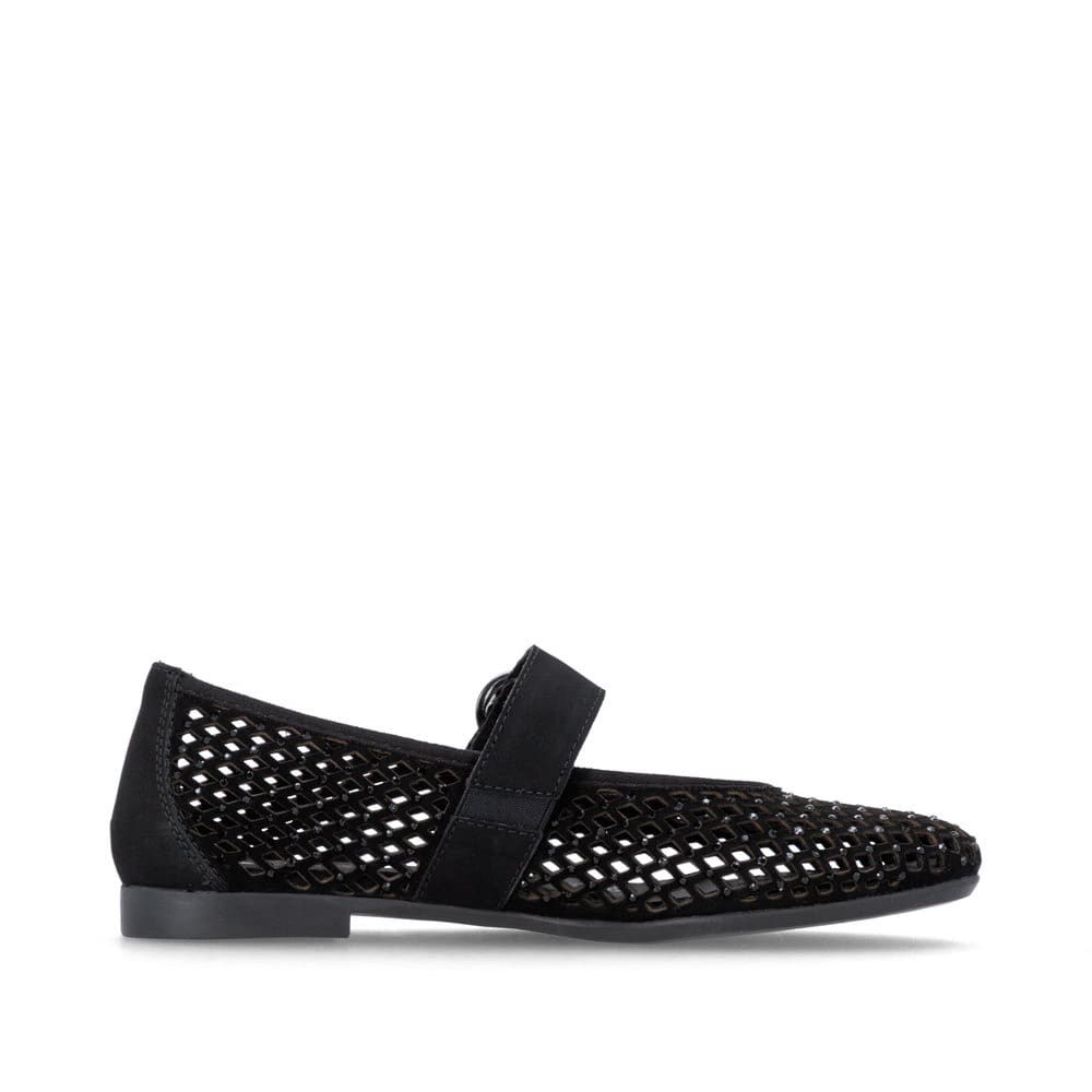 Remonte Damen Ballerinas - Schwarz