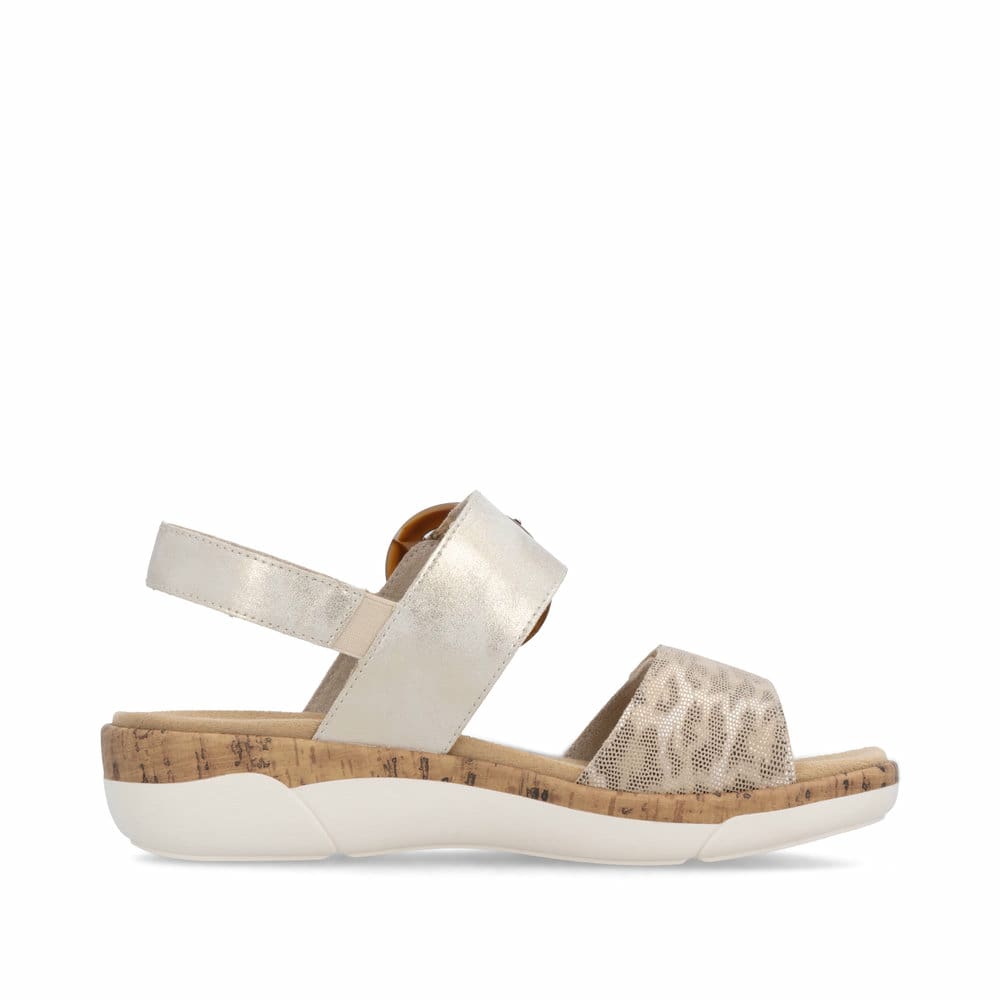 Remonte Damen Riemchensandalen - Gold