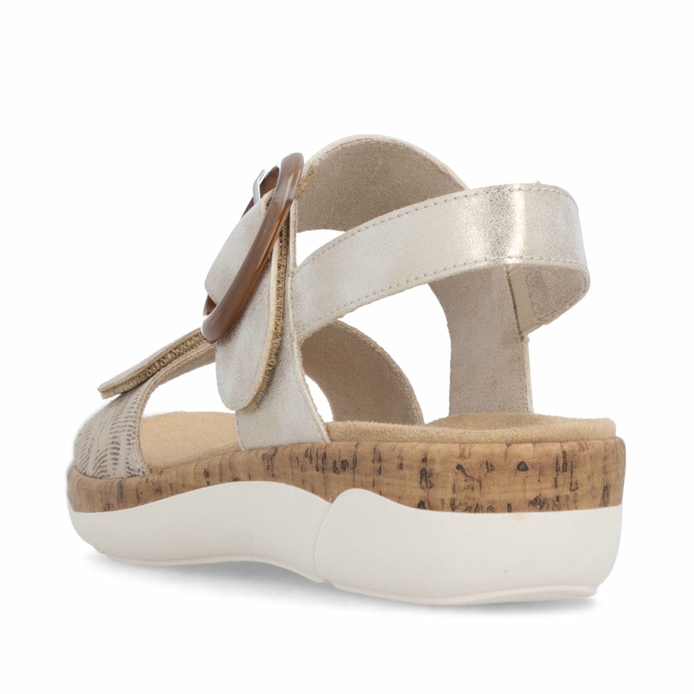 Remonte Damen Riemchensandalen - Gold