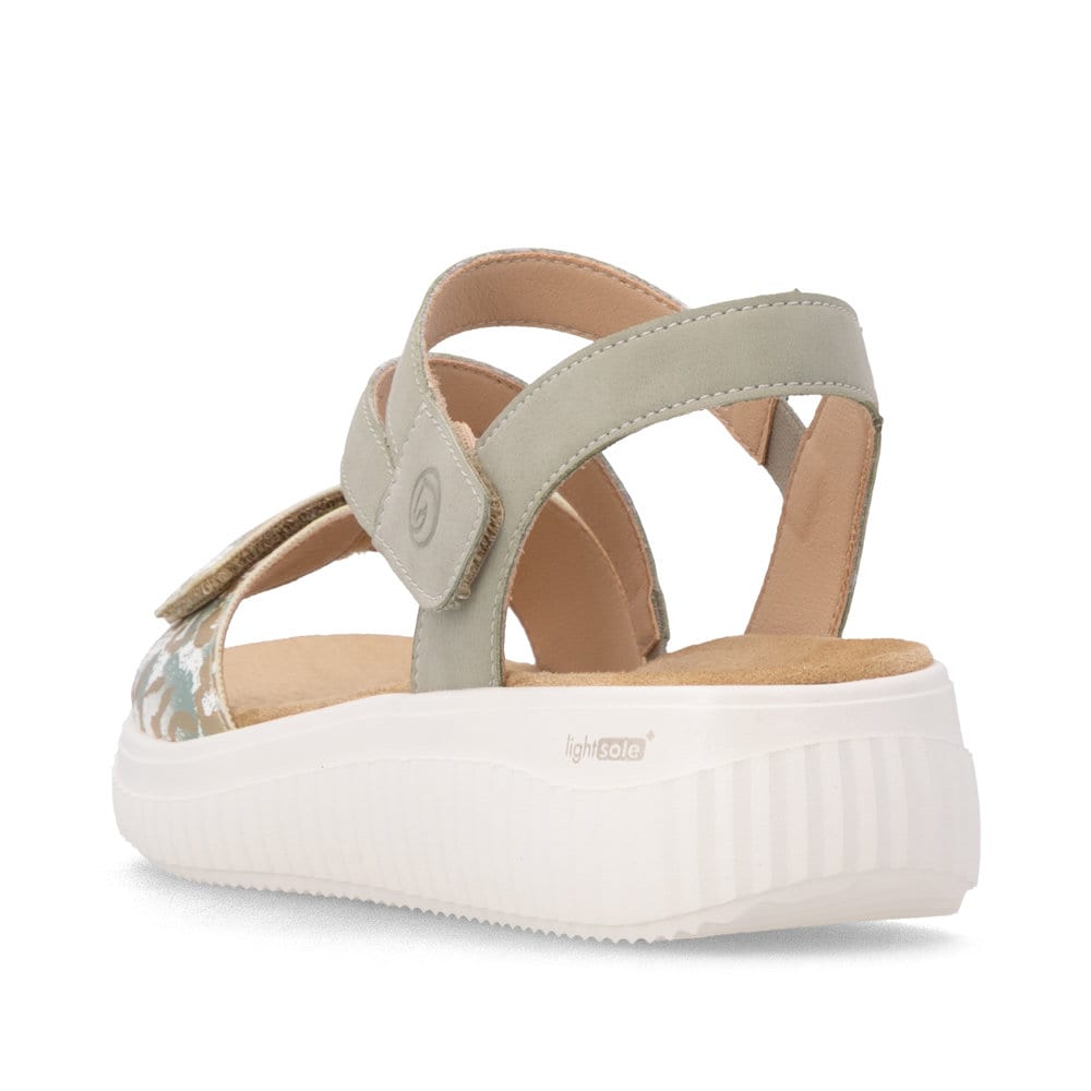Remonte Damen Riemchensandalen - Grün