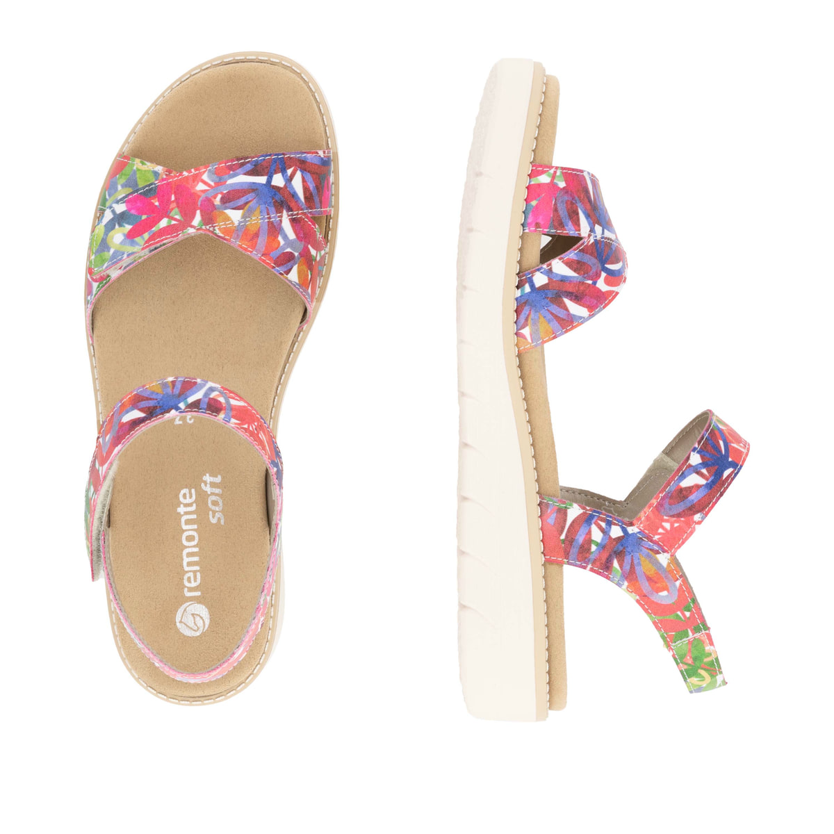 Remonte Damen Riemchensandalen - Bunt