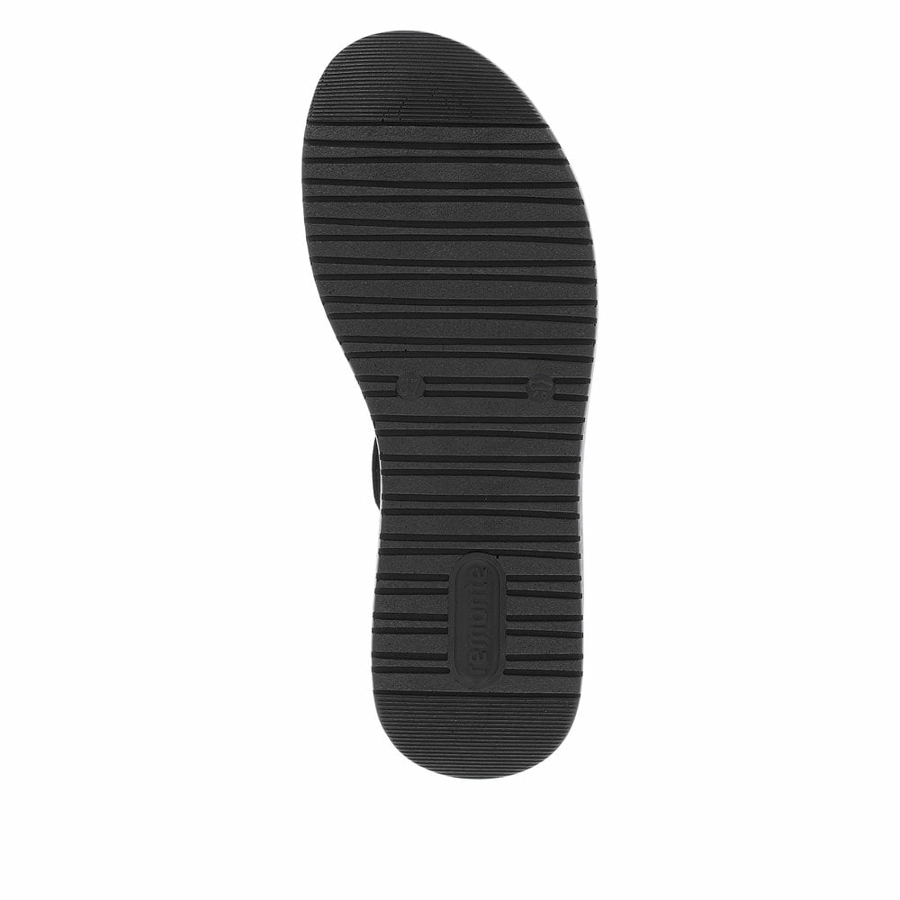 Remonte Damen Riemchensandalen - Schwarz
