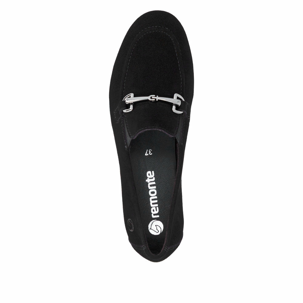 Remonte Damen Loafer - Schwarz