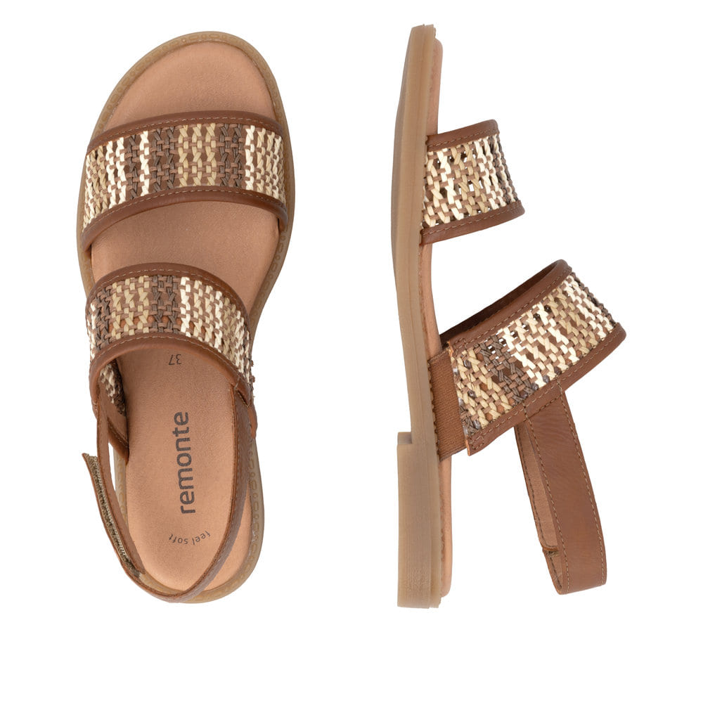 Remonte Damen Riemchensandalen - Braun