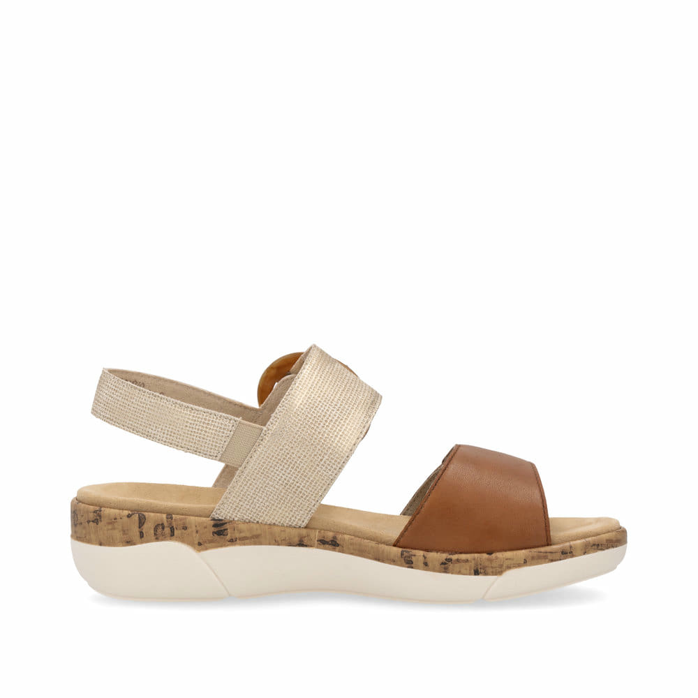 Remonte Damen Riemchensandalen - Braun