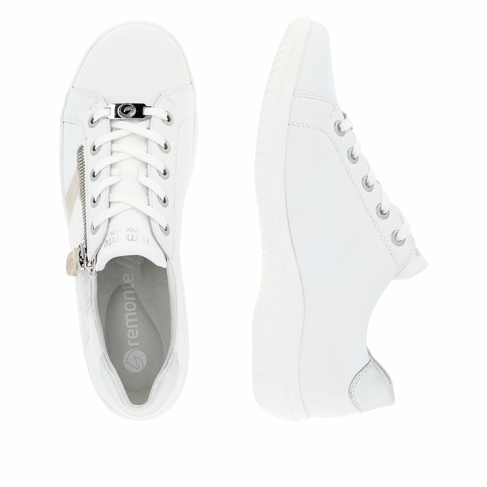 Remonte Damen Schnürschuhe - Weiss