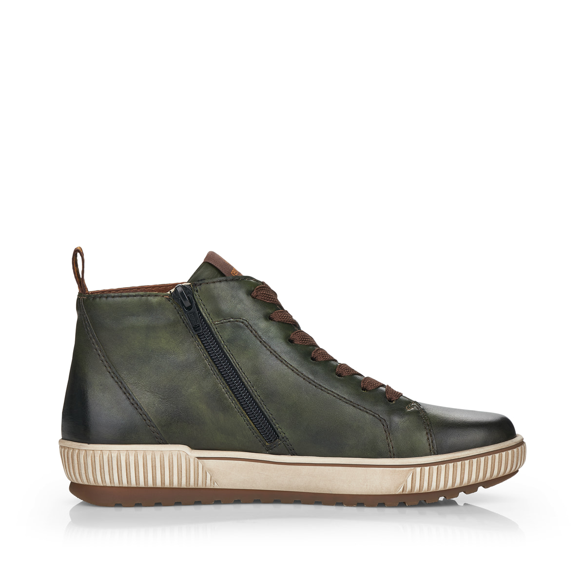 Remonte Damen Schnürstiefel - Grün