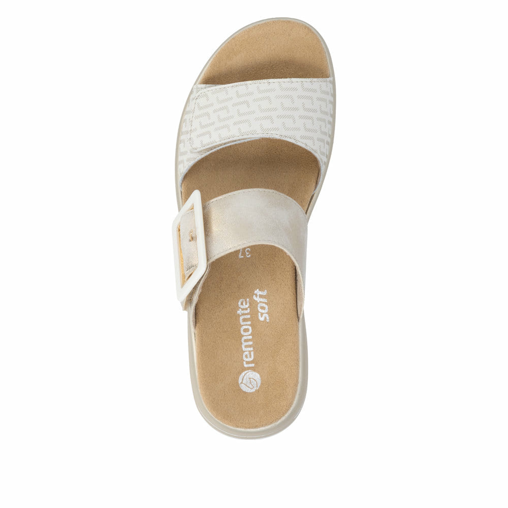 Remonte Damen Pantoletten - Metallic