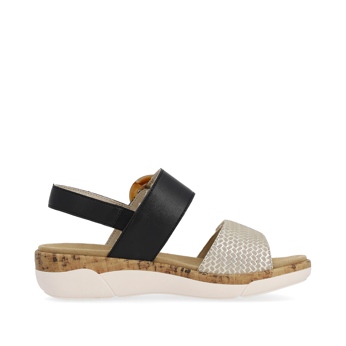 Remonte Damen Riemchensandalen - Schwarz