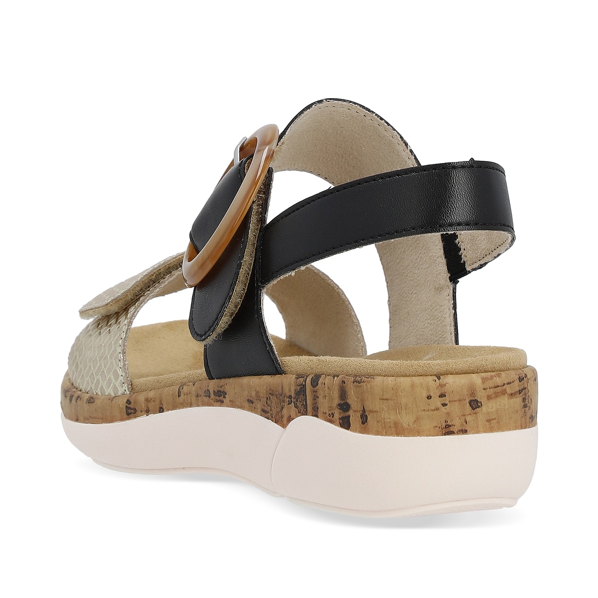 Remonte Damen Riemchensandalen - Schwarz