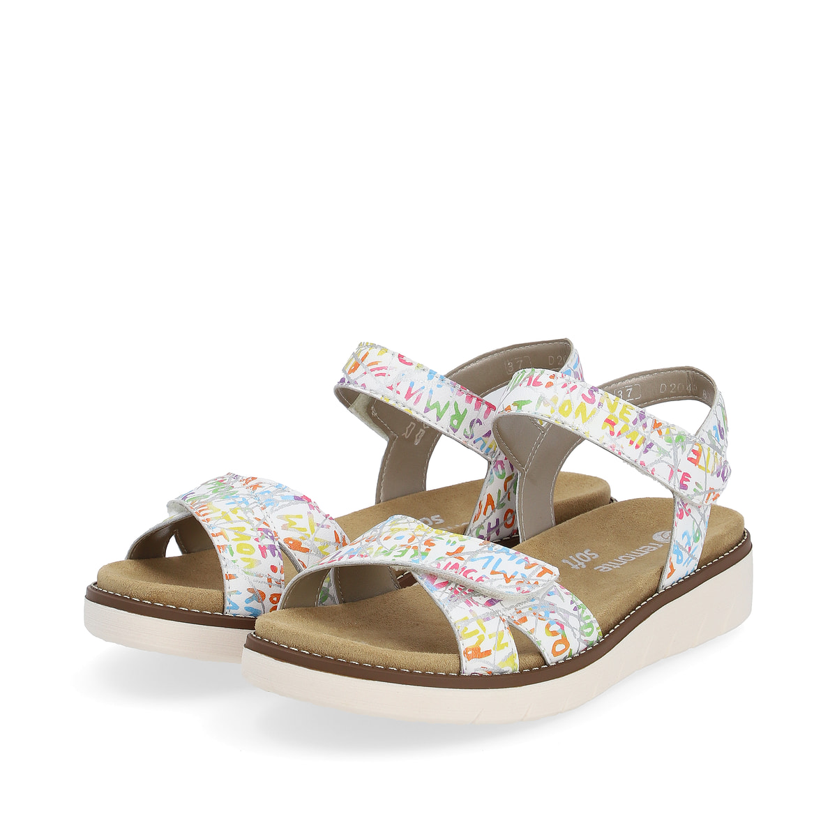 Remonte Damen Riemchensandalen - Bunt