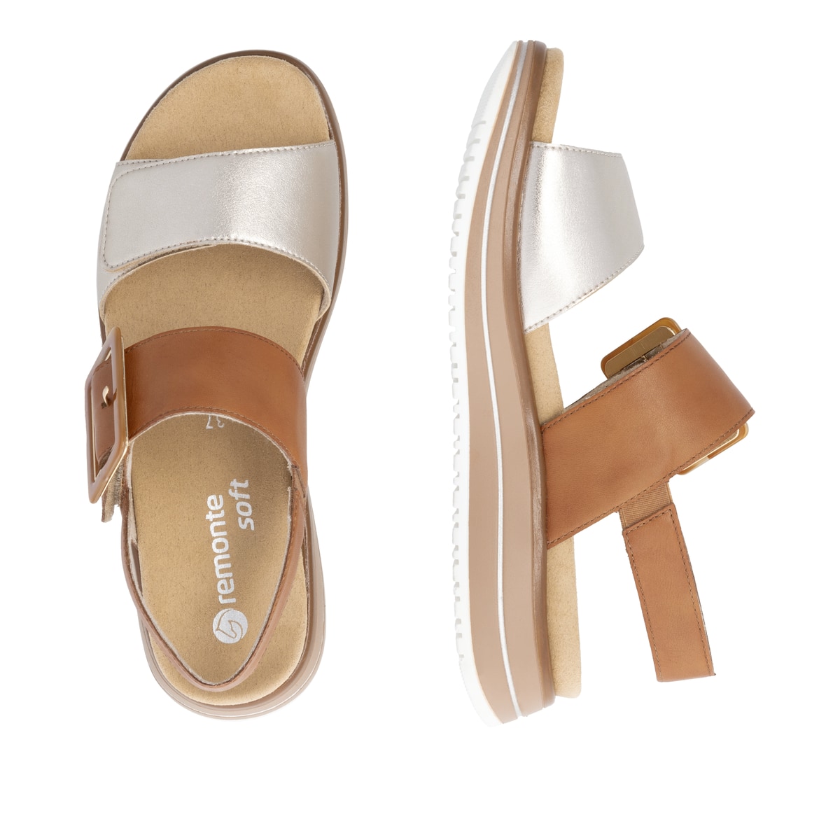 Remonte Damen Riemchensandalen - Braun