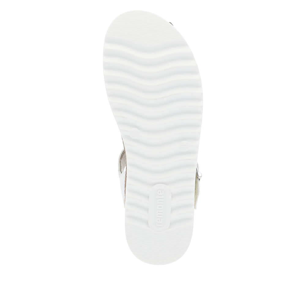 Remonte Damen Riemchensandalen - Silber/Platin