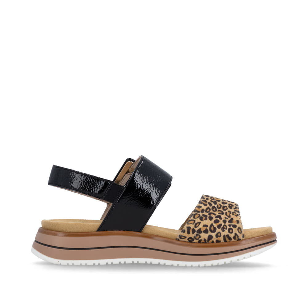 Remonte Damen Riemchensandalen - Schwarz