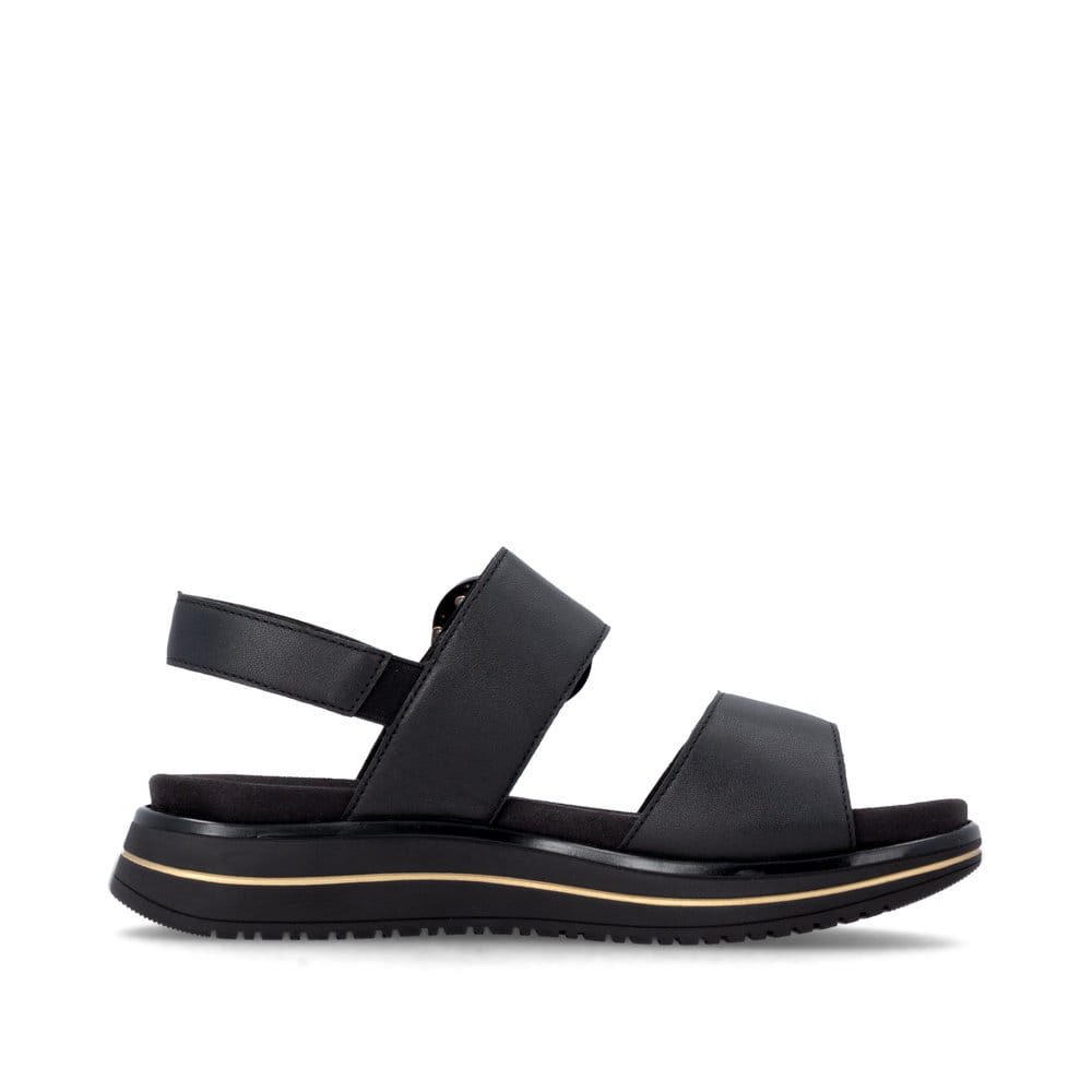 Remonte Damen Riemchensandalen - Schwarz