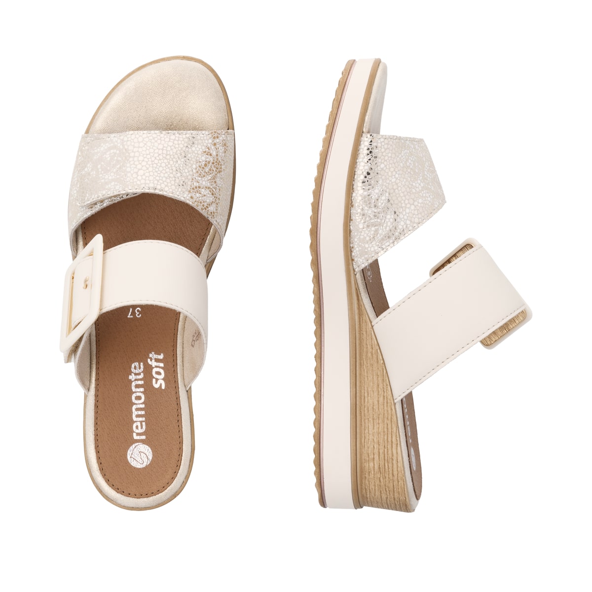 Remonte Damen Keilsandaletten - Beige