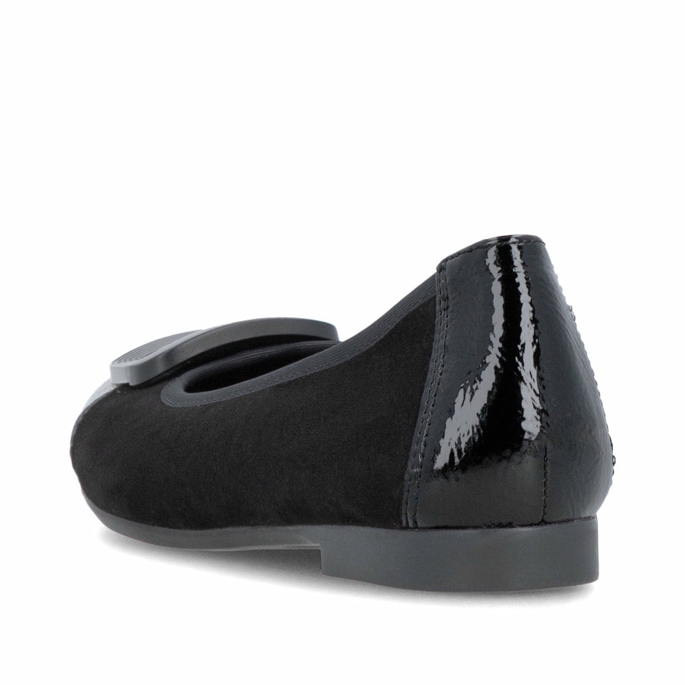Remonte Damen Ballerinas - Schwarz