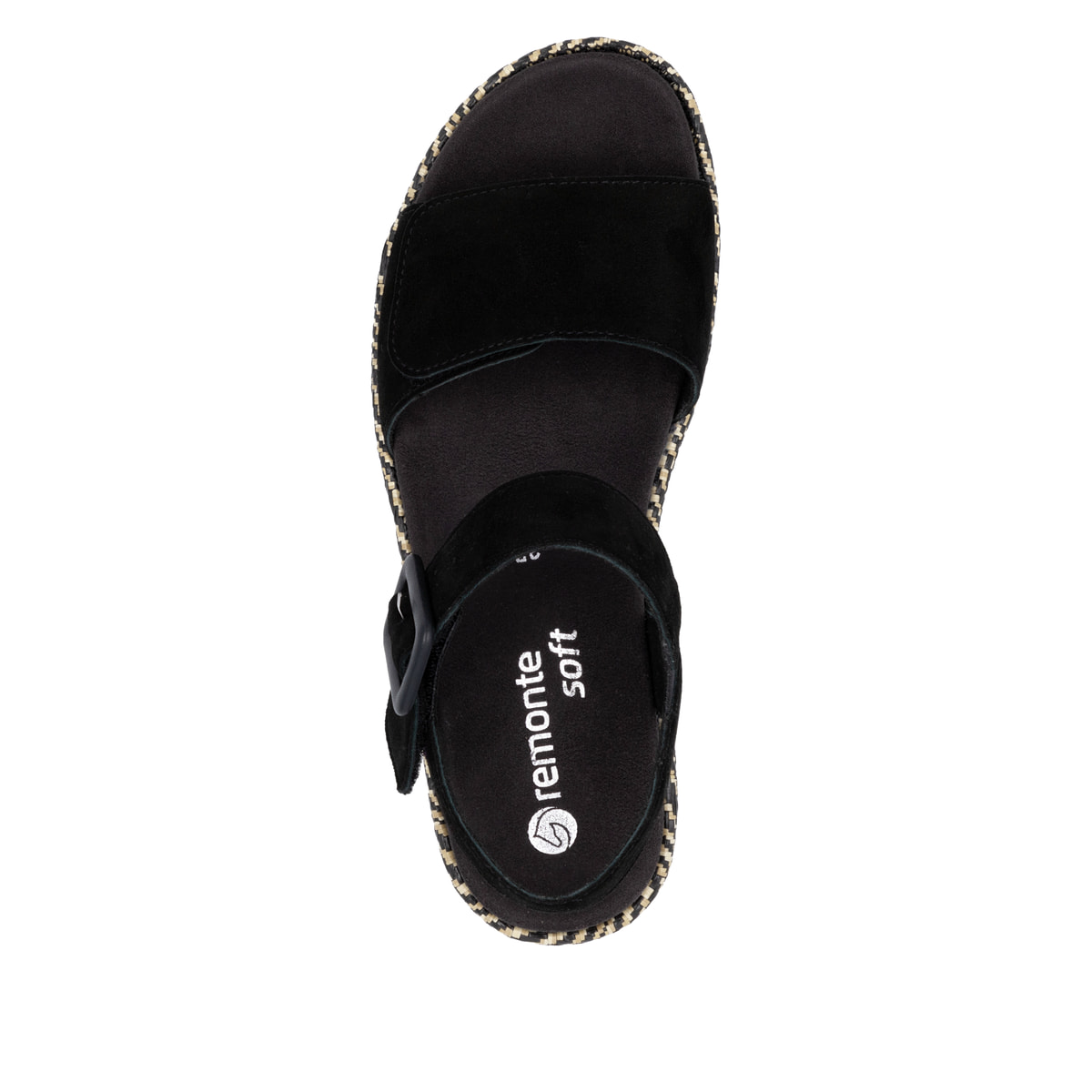 Remonte Damen Riemchensandalen - Schwarz