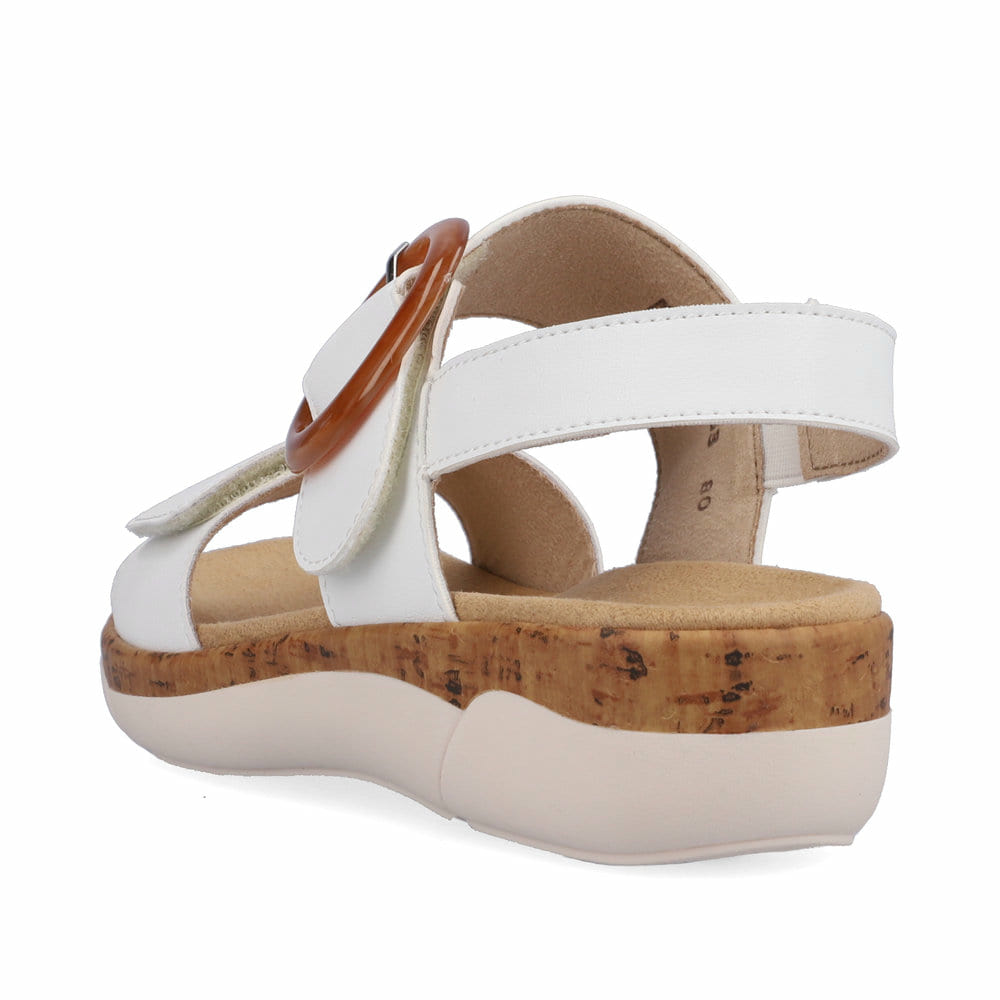 Remonte Damen Riemchensandalen - Weiss
