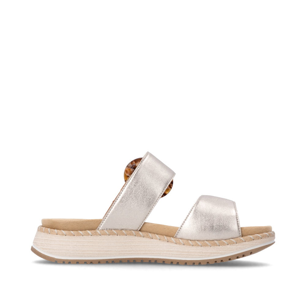 Remonte Damen Pantoletten - Metallic