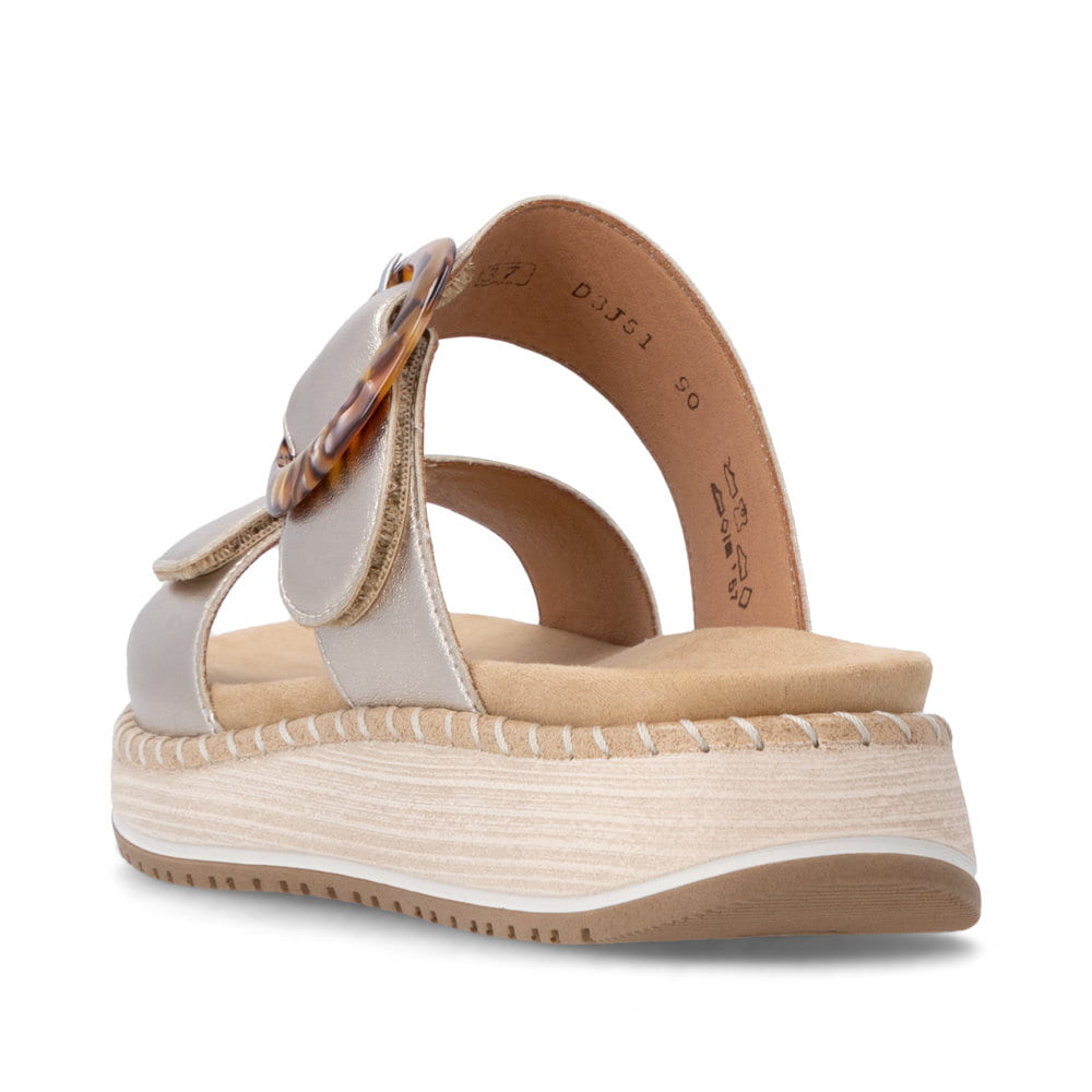 Remonte Damen Pantoletten - Metallic