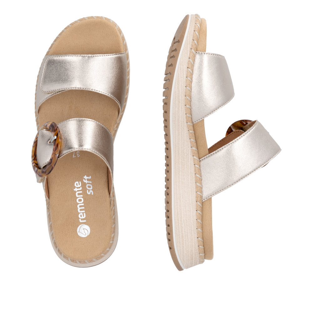 Remonte Damen Pantoletten - Metallic