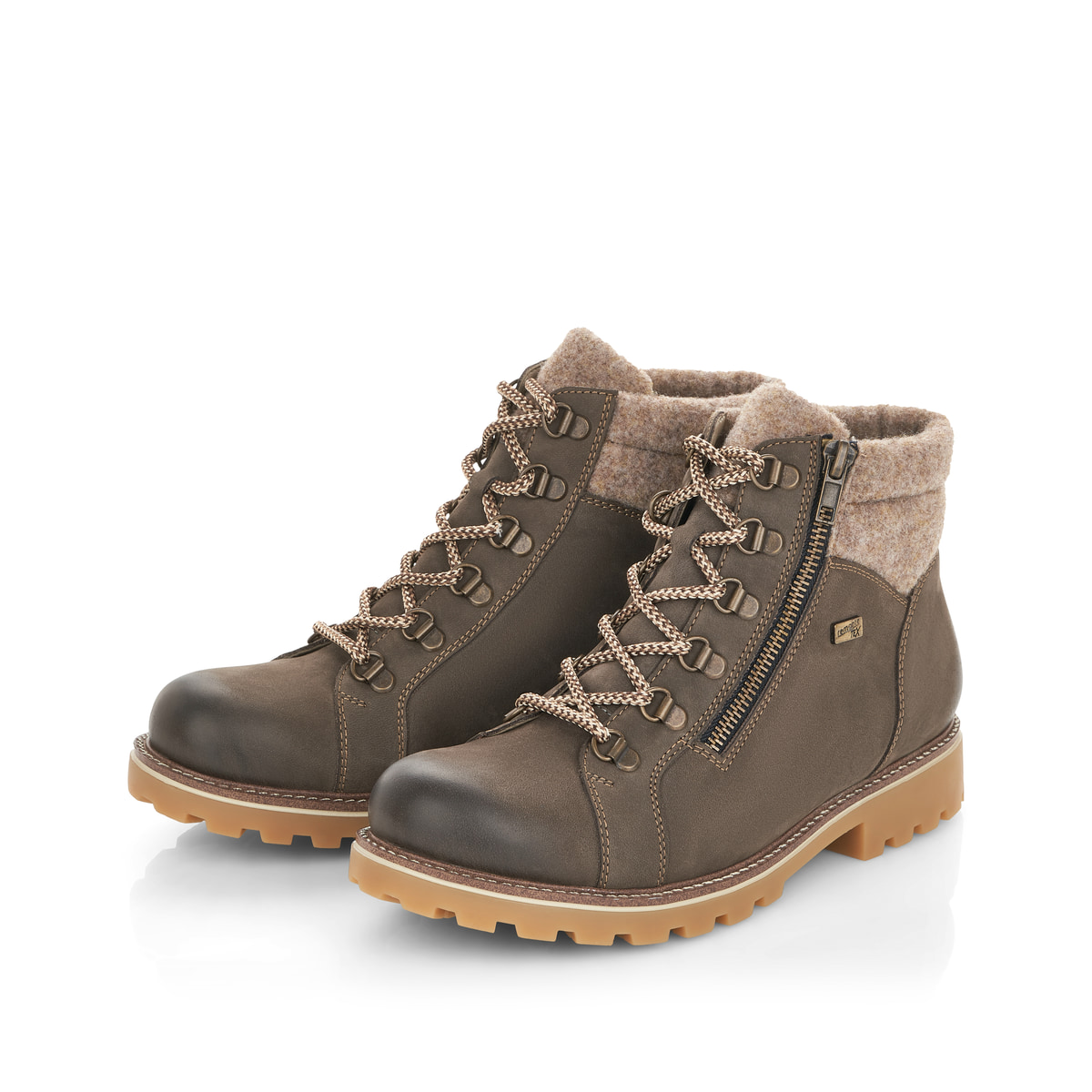 Remonte Damen Schnürstiefel - Grau