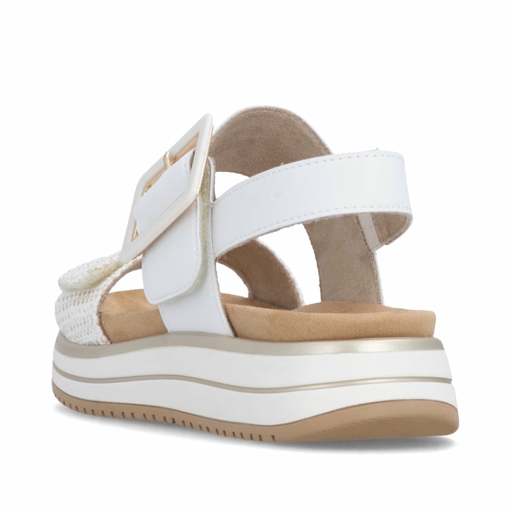 Remonte Damen Riemchensandalen - Weiss