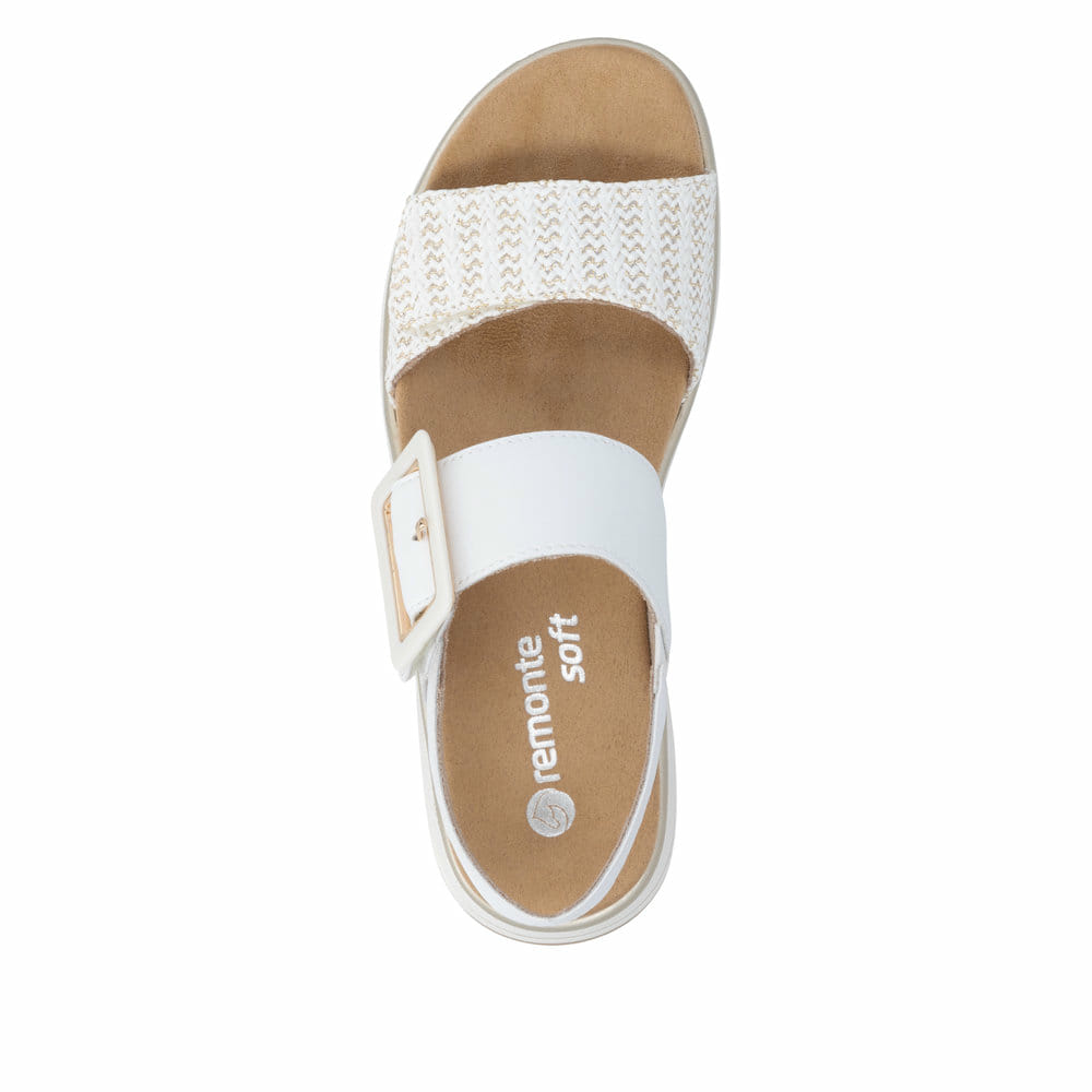 Remonte Damen Riemchensandalen - Weiss