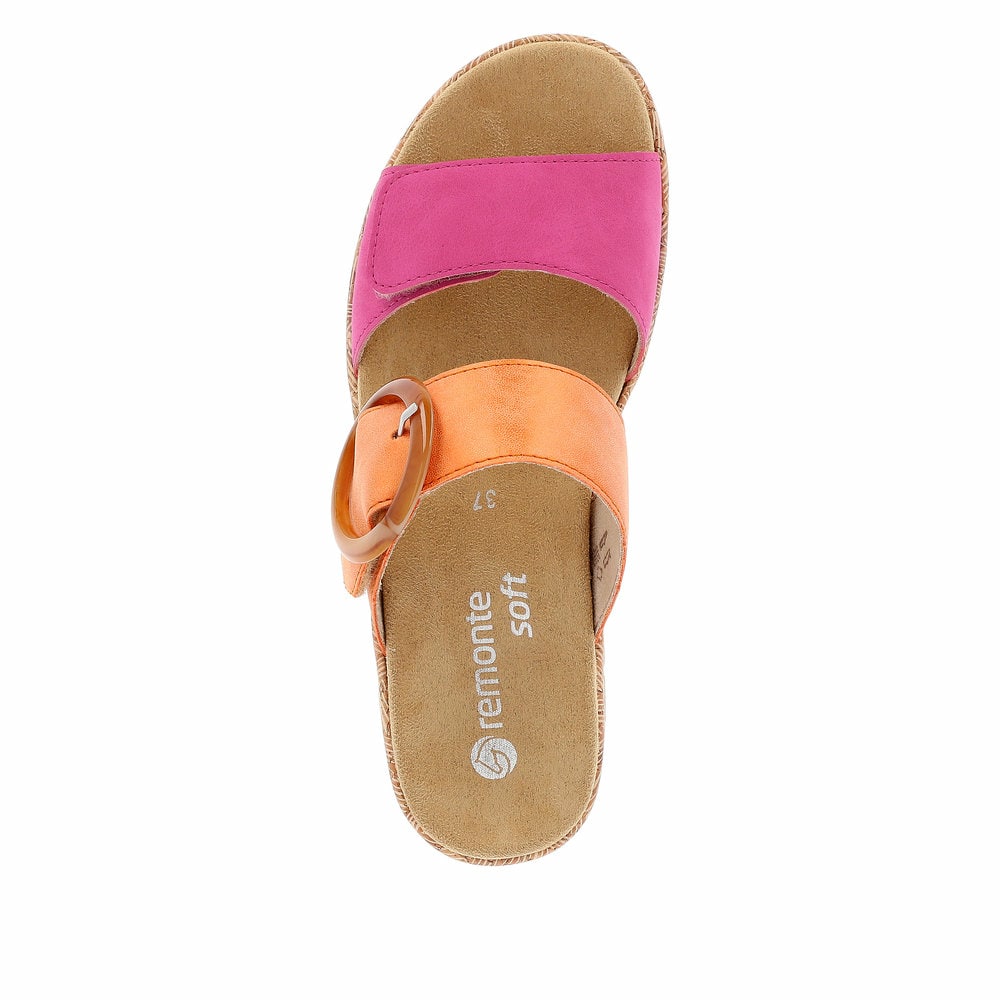 Remonte Damen Pantoletten - Orange