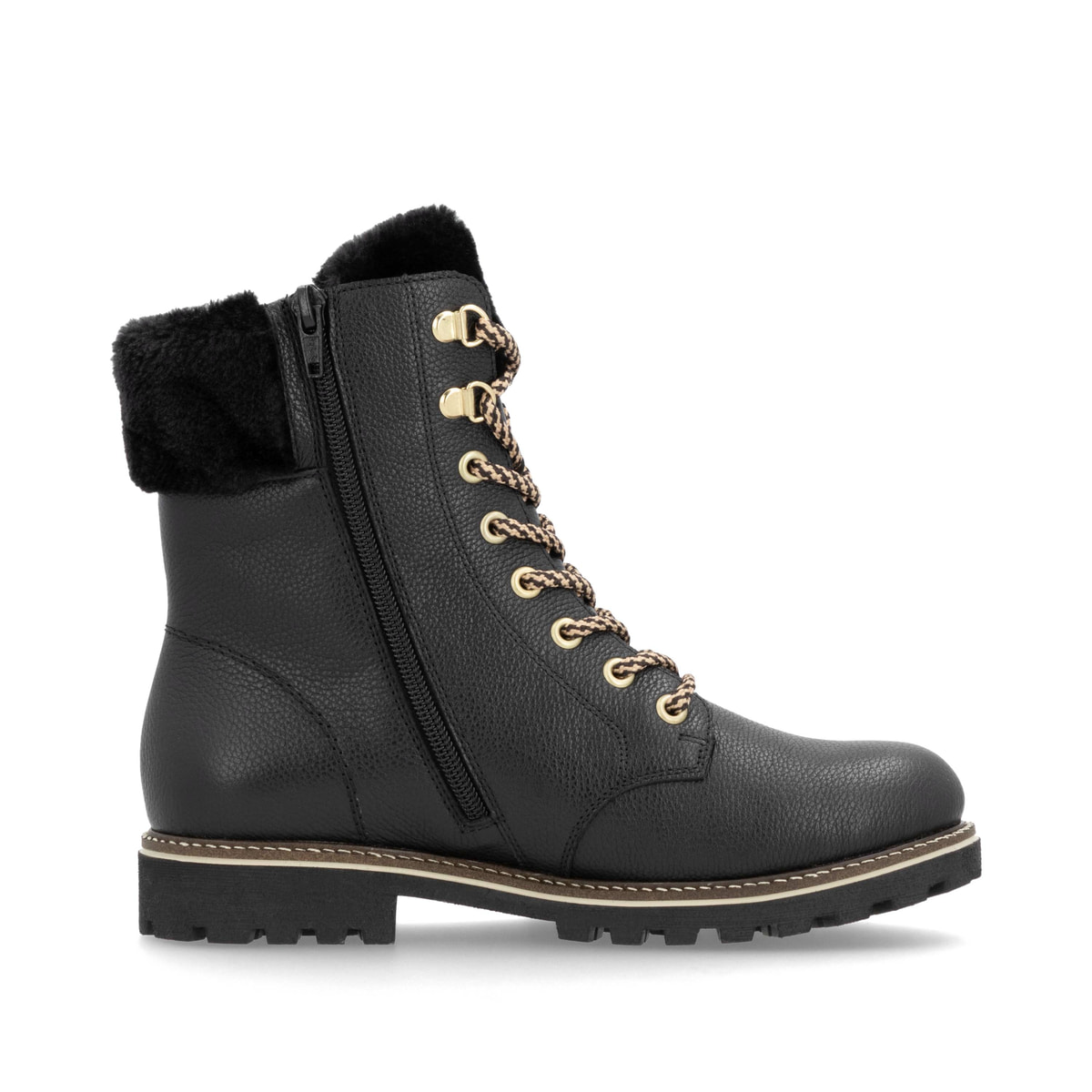 Remonte Damen Schnürstiefel - Schwarz