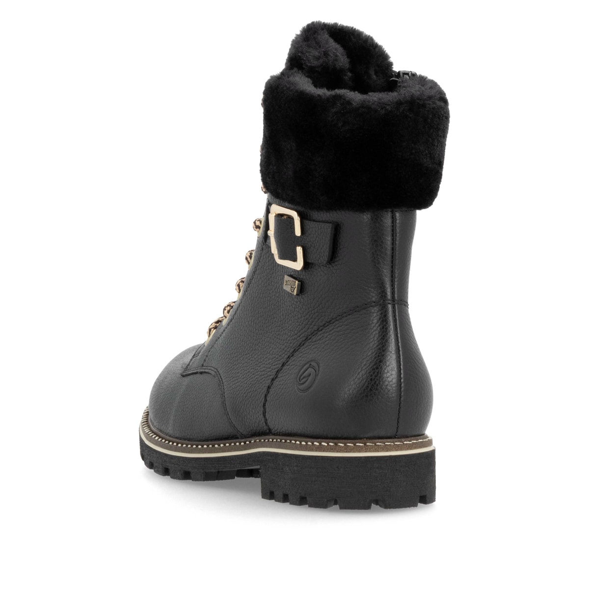 Remonte Damen Schnürstiefel - Schwarz