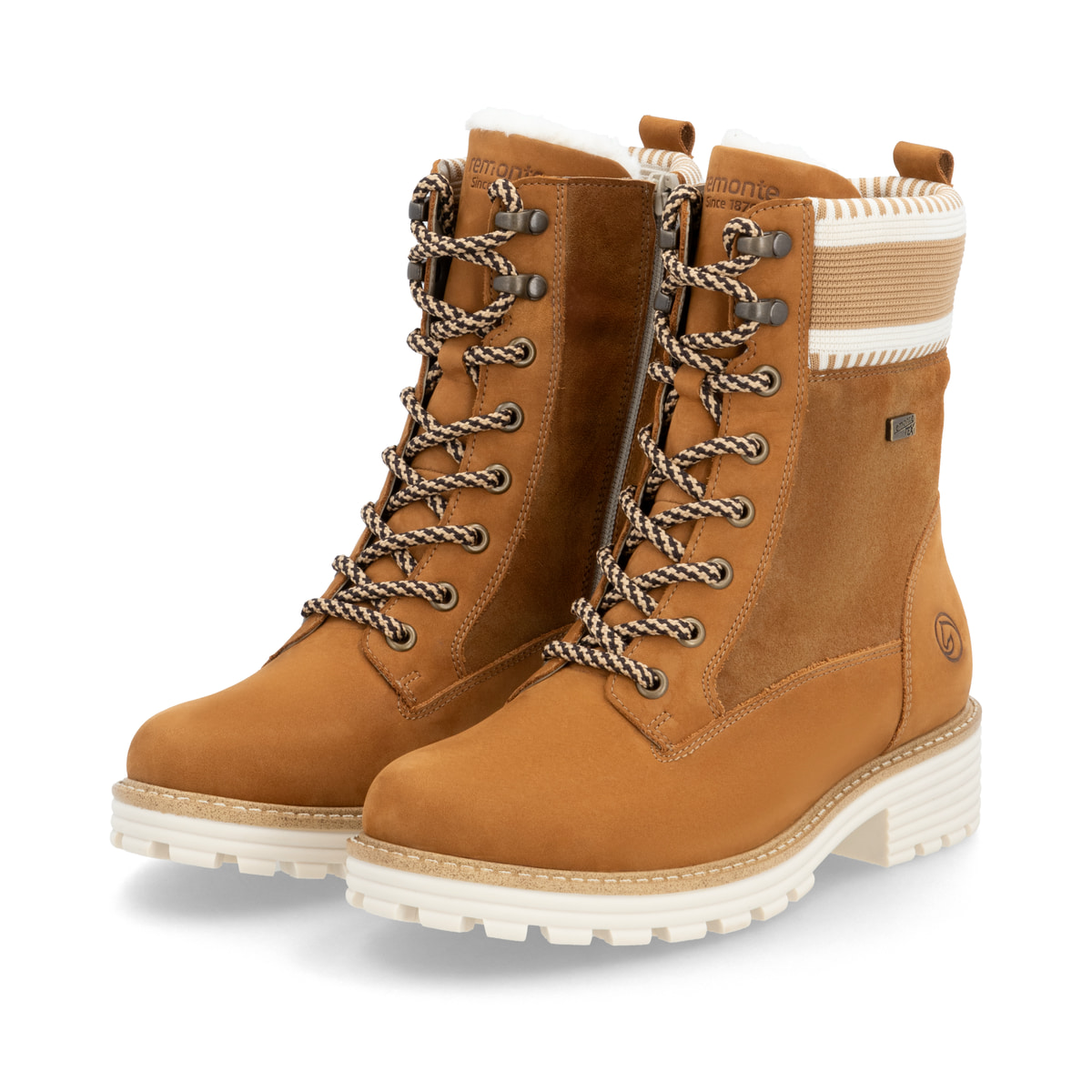 Remonte Damen Schnürstiefel - Braun