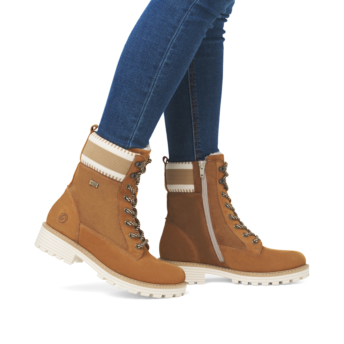 Remonte Damen Schnürstiefel - Braun
