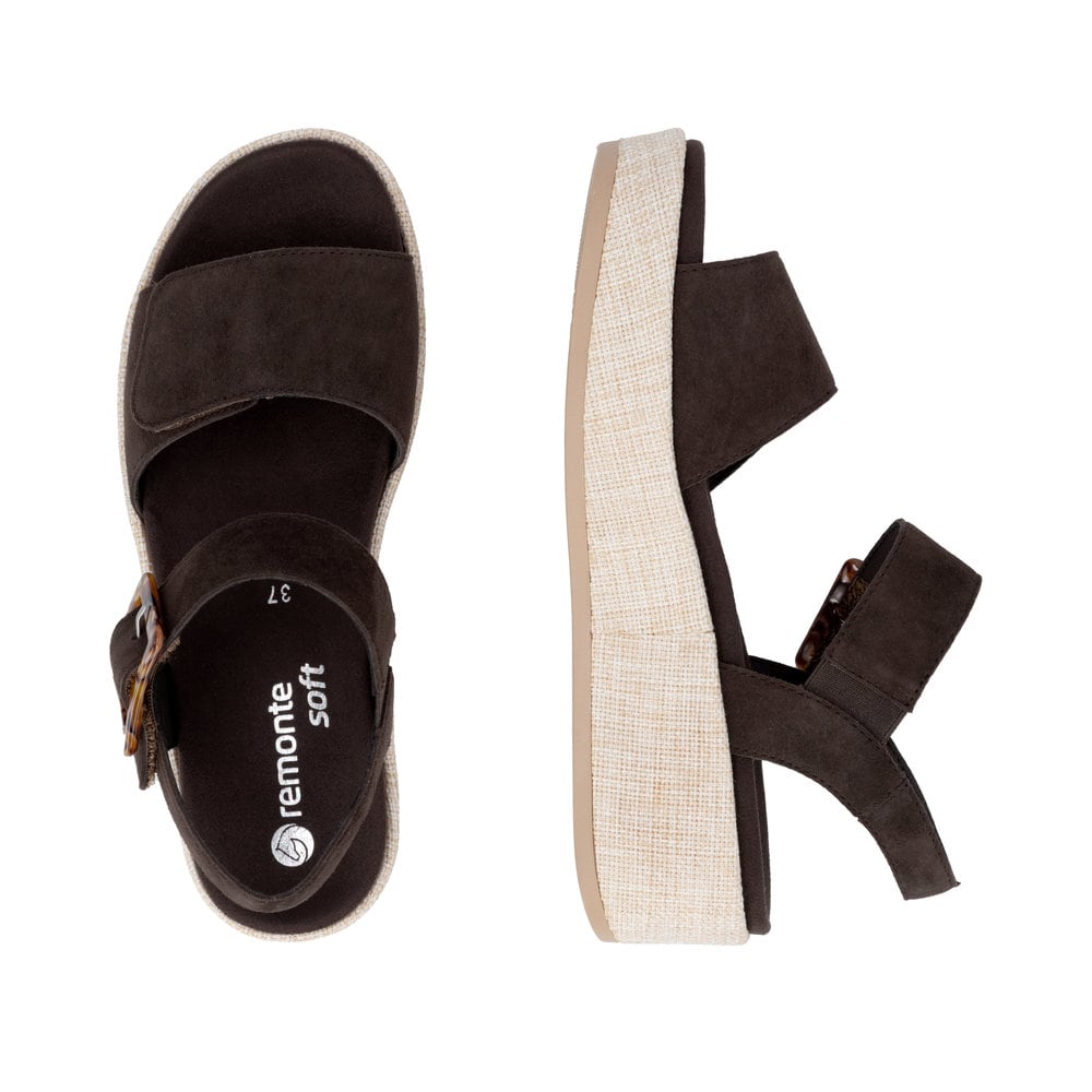 Remonte Damen Riemchensandalen - Braun