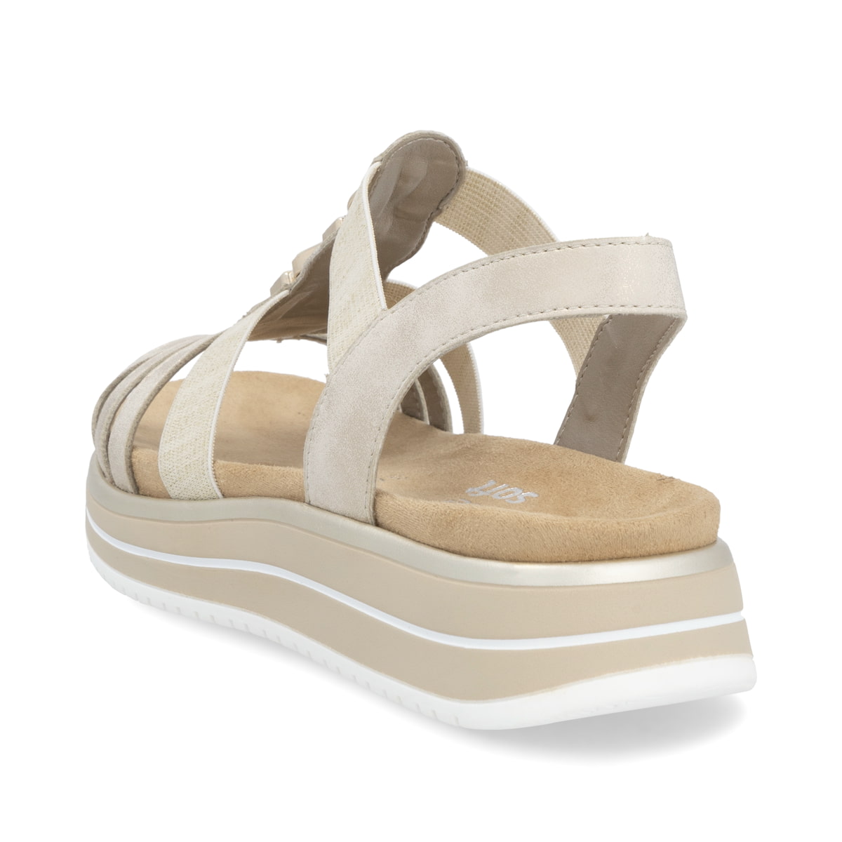 Remonte Damen Riemchensandalen - Metallic