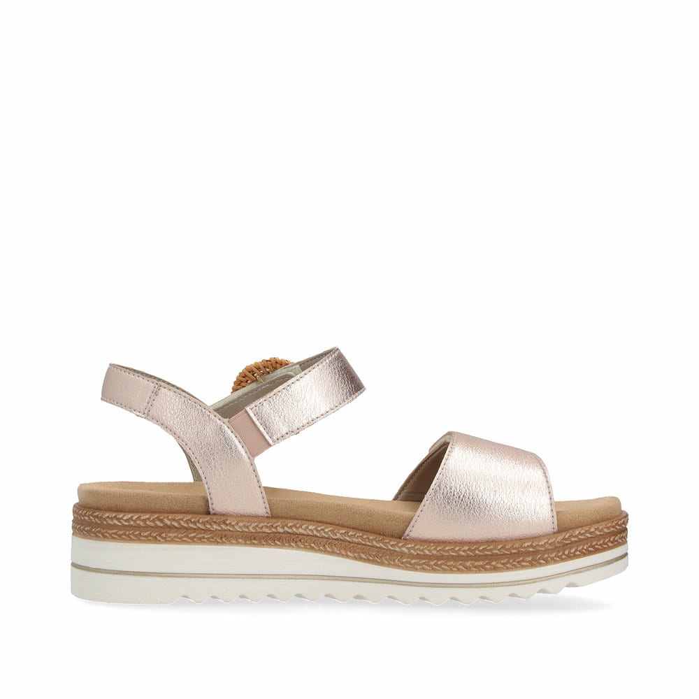 Remonte Damen Riemchensandalen - Rosa