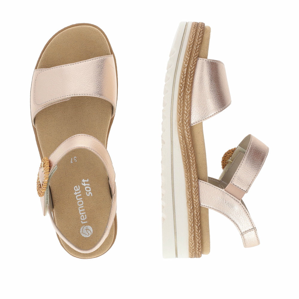 Remonte Damen Riemchensandalen - Rosa