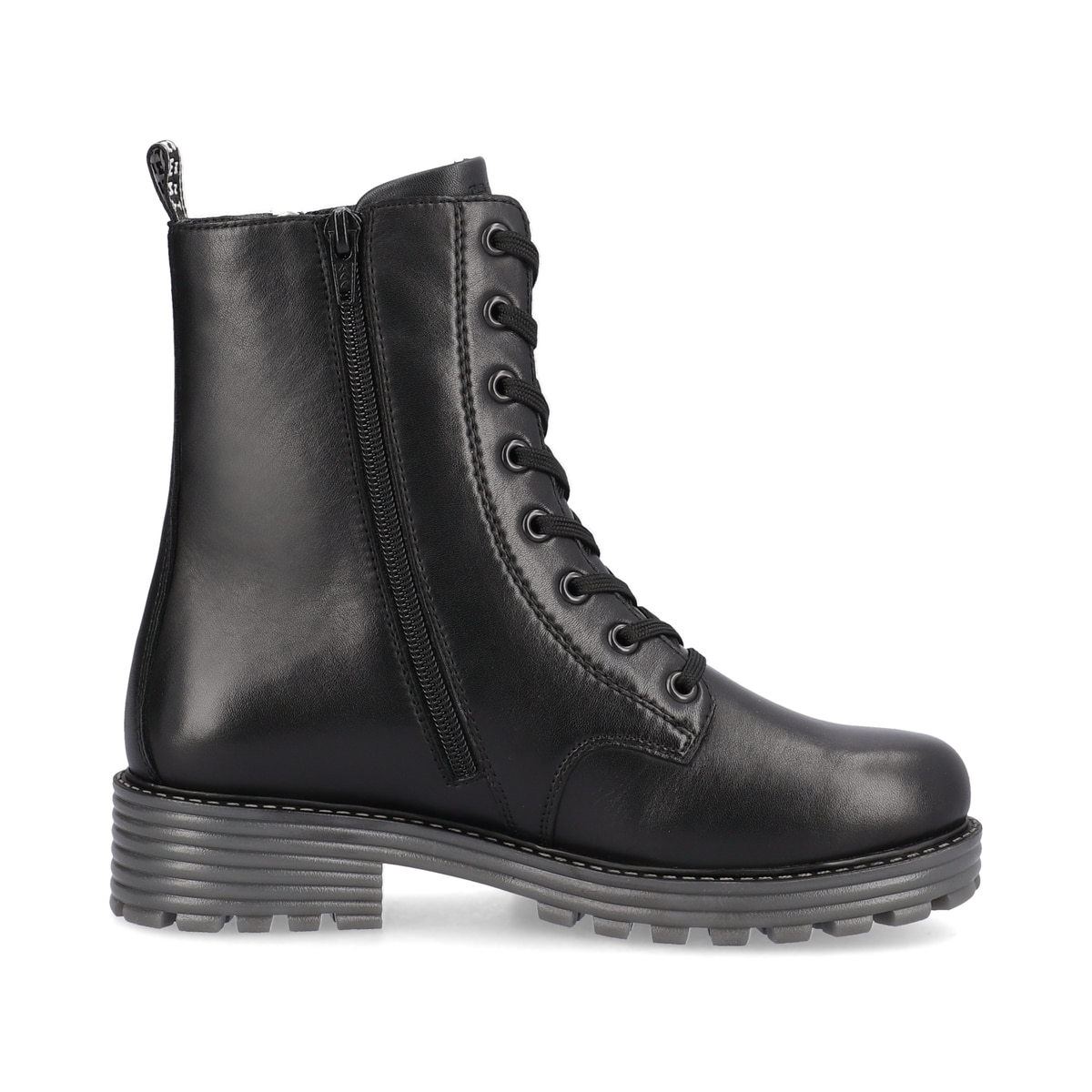 Remonte Damen Schnürstiefel - Schwarz