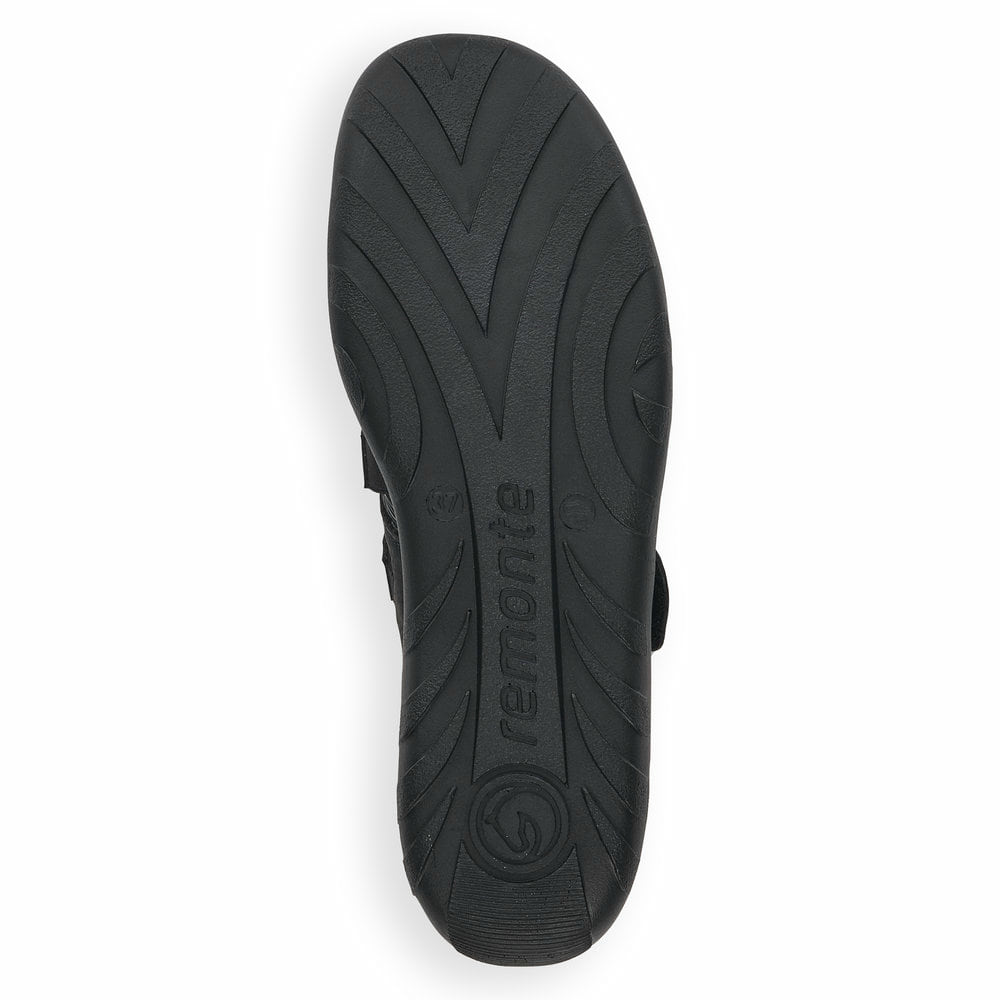 Remonte Damen Ballerinas - Schwarz