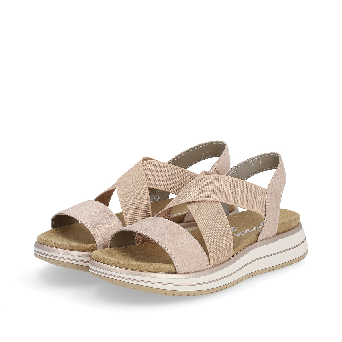Remonte Damen Riemchensandalen - Rosa